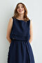 Muslin 2-Piece Set with Elastic Waist and Tasseled Skirt - 5