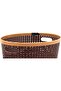 Nakoda Coco Oval Shape Plastic Storage Basket with Lid - 3