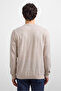 Beige Regular Fit Crew Neck Knitwear Sweater - 6