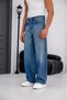 Manpuertas Men's High Waist Balloon Baggy Fit Loose Cut Jeans
