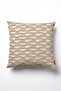 3-Piece Throw Pillow Cover with Geometric Pattern, Chevron Line Effect, and Zigzag Pattern - Cream - 2
