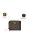 Women's Mono Flap25 small zip around wallet (Coffee) - 3