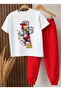 Emoji Printed Smiley World Fun Double Set with Motto - 2