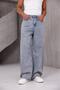 Manpuertas Men's High Waist Balloon Baggy Fit Loose Cut Jeans - 2