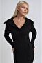 Knitted Patterned Trucker Collar Knitwear Dress 2006 - 3