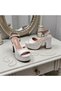 Bridal Shoes, Platform Heel Bridal Shoes, Handmade Bridal Shoes - 3