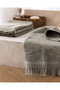Aurole Set of 4 100% Cotton Hand Towels - Khaki - 30X45 cm - 3