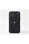 iPhone 17 Compatible Leather Rose Design Case - 4