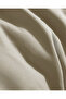 Crep King Size 100% Cotton Flat Sheet Lı Duvet Cover Set - Beige - 8