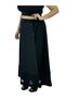 Plus Size Women's Knitted Skirt with Elastic Waist, Pockets and Zipper Detail - 5