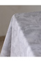 مفرش طاولة من البولي قطن من دوريا - رمادي - 160x250 سم - 4