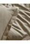 Crep Double 100% Cotton Flat Duvet Cover Set - Beige - 7