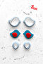 Cute Bird Polymer Clay Ceramic Dough Mold Set - 3cm