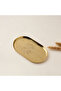 Palm Tree Embossed Serving Tray - 25x16 cms - 2