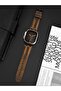 Apple Watch Ultra(49mm) 12-11-10(46mm) 9 8 7(45mm) 5 6 Se(44mm) Compatible Genuine Premium Leather Band - 3
