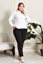 Women's Islamic Clothing Plus Size Rivet Scuba Pants - 2