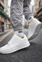 Women's Basic White Casual Sneaker Sports Shoes - 3
