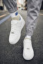 Women's Basic White Casual Sneaker Sports Shoes - 2