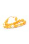 Systematic Sphere Cut Orange Beirut Drop Amber Efe Maskot Prayer Beads - 4