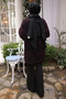 Purple Crew Neck Glittery Knit Sweater - 4