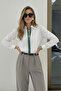 Women's Front Zippered Oversized Poplin Shirt - 2