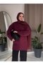 Women's Soft Crew Neck Oversized Knitwear Sweater (Fits S/M/L)