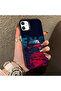 حافظة صلبة رفيعة مضادة للسقوط بنمط السيارة الكلاسيكية متوافقة مع هاتف iPhone 11