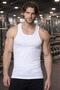 3 Pack Men's Athlete Black White Gray Breathable Quick Dry Fitness Running Vest XL - 7