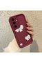 High Quality Bow Ribbon Silicone Phone Case Compatible with Samsung Galaxy S24 Fe