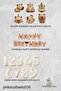 Capybara Birthday Decoration Set Balloon and Banner Set - 2