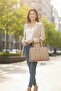 Women's Stylish Shoulder Bag - Daily Handbag with Large Internal Volume - 5