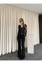 بنطلون أسود واسع الأرجل - 1404 - 4