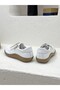 26Y-182-7059 Genuine Leather Daily Shoes with Zipper Detail and Rubber Laces for Women - 5