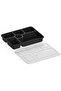 Black Base Rectangular 6-Compartment Food Containers with Lids – Pack of 5 - 6