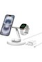 3 in 1 Wireless Charging Stand 15W with MagSafe Compatible Qi2 Technology, Fast Charger for i