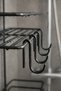 Luxury Black Metal 2-Tier Bathroom Shelf with Shampoo Holder and Shower Shelf, Adhesive Wall Mounted Tş-02 - 7