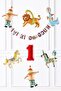 Circus Concept Birthday Balloon and Banner Set
