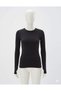 Black Crew Neck Slim Fit Cotton Finger-Looped Blouse Oversized Hijab Body Hzlrbndüz50Tbody - 8