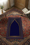 Non-Slip Sole Faux Fur Soft Prayer Rug 75x120 cm Stain Resistant Cushioned Prayer Mat