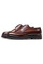 Men's Brown Genuine Leather Thick Sole Classic Oxford Shoes - 2
