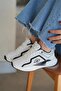 Women's White Orthopedic Sole Daily Sneakers 061 - 4