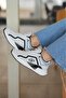 Women's White Orthopedic Sole Daily Sneakers 061 - 2