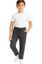 Gray Boy's Stretch Fabric Double-Legged Seersucker Fabric Pants - 4