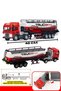 1:24 Scale Diecast Metal Head Light and Sound Toy Tanker Truck - Detachable Dorseli Model Car - 5