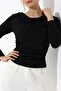 Stoned Sandy Degaje Collar Side Gathered Blouse – Long Sleeve Stylish Casual Combination - 4
