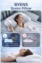 Orthopedic Visco Pillow Sleep Pillow Support for Flattening Pain and Beauty 60x40x12cm Neck - 5