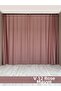 Donatti Dusty Rose Star Blackout Single Wing Background Curtain - 3