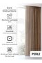 Home Daily Series Brown Color Island Background Curtain - 5