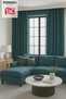 Natural Texture Linen Look Background Curtain – Extra-Firm Gathered, Rich Color Cartel Model, Simple and Stylish - 4