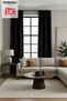Natural Texture Linen Look Background Curtain – Extra-Firm Gathered, Rich Color Cartel Model, Simple and Stylish - 4